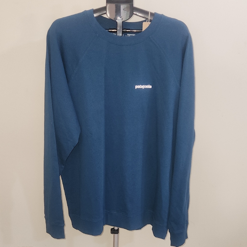 NWT Patagonia Men's Deep Teal Crewneck Sweater. Size XXL.